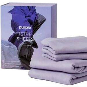 NIB Purple SoftStretch Sheet Set Twin XL - Color Soft Lilac